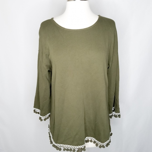 LOFT Tops - Loft lounge pom pom sweatshirt